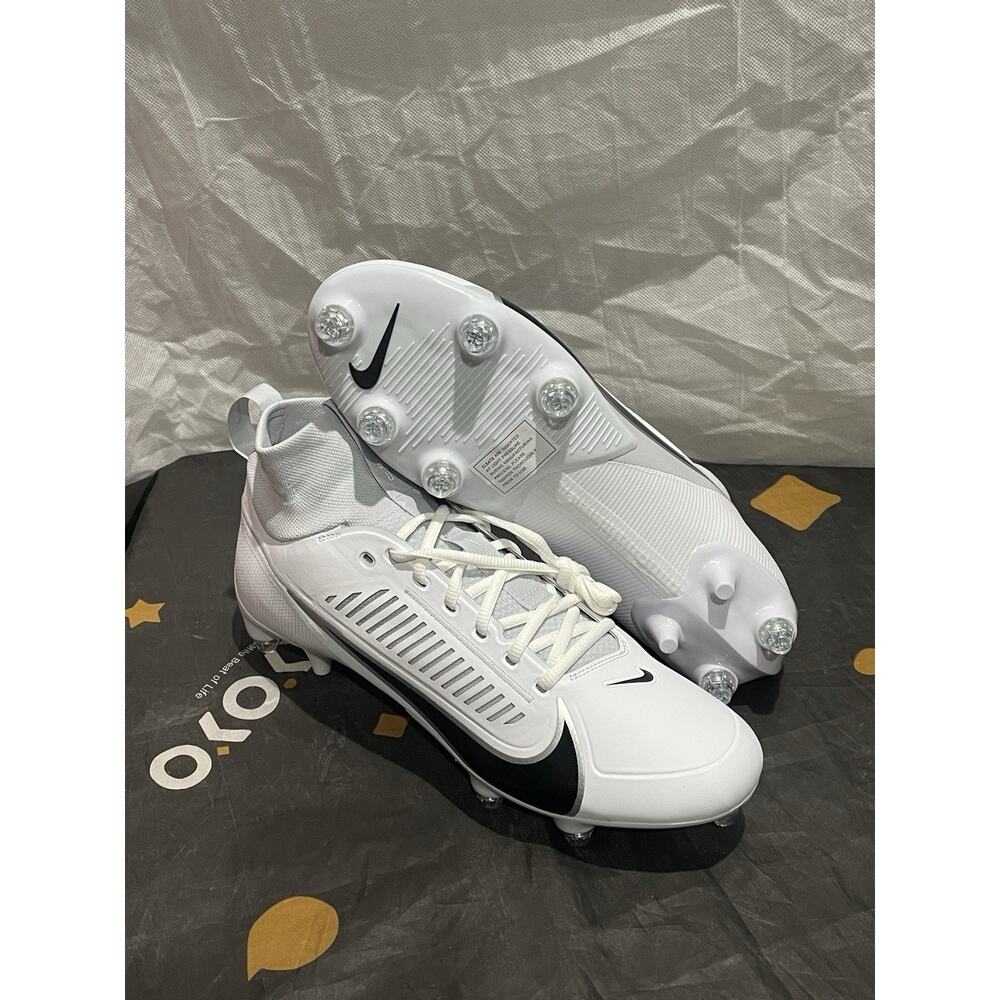 New 9.5 Nike Vapor Edge Pro 360 2 Detachable Football Cleats White FJ7023-100